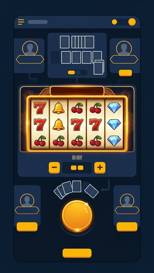 Slots screen in the Master Game app